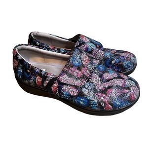 Alegria Colorful Art to Wear Comfort Shoes Size 40